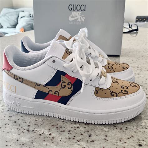 gucci nike air force ones|gucci air force 1 price.